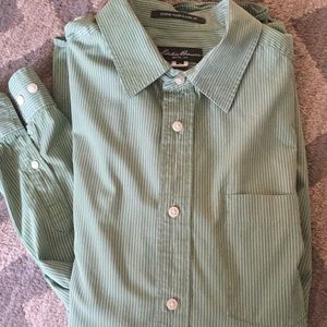 Eddie Bauer button up men's shirt size Large